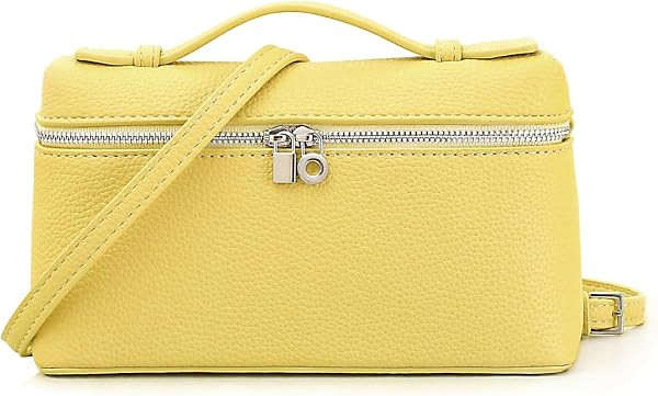Crossbody Bags for Women \u2013 Small Designer Top Handle Shoulder Bag with Adjustable Strap, Peb... | Amazon (US)