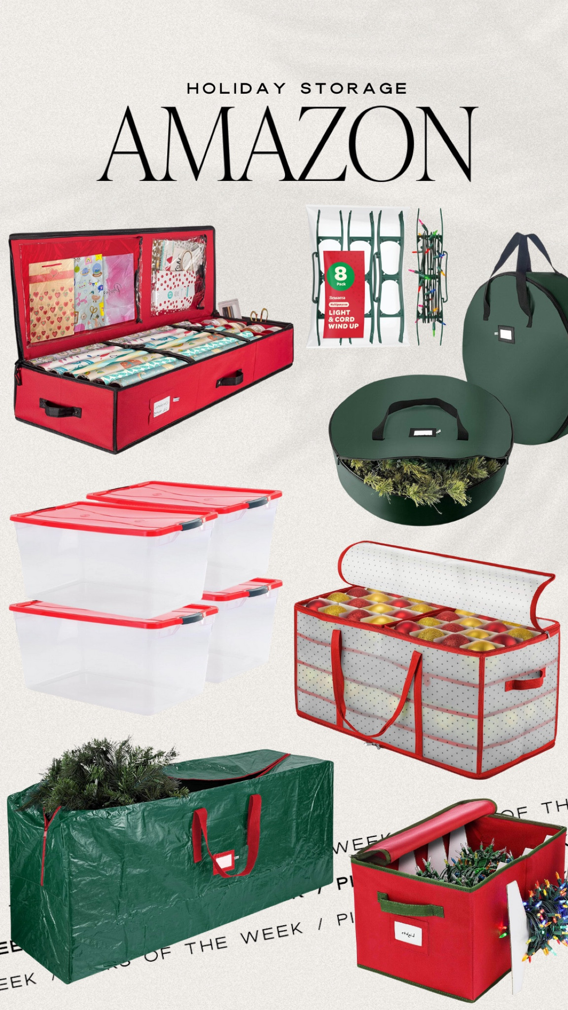 Holiday Storage 🌲 

Amazon find, Amazon organization, Amazon storage, holiday storage 

#LTKHoliday #LTKhome #LTKSeasonal