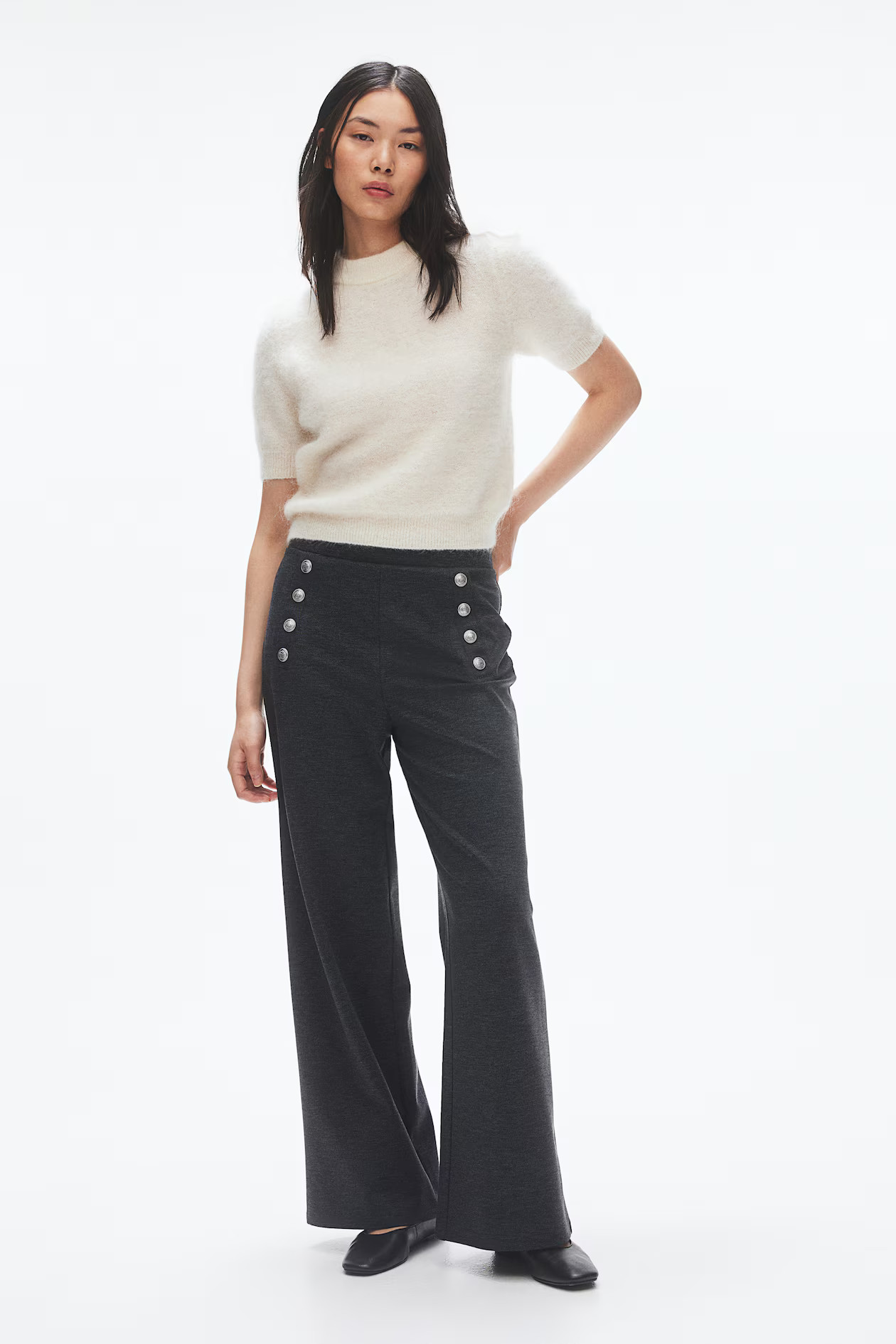 Button-front Pants | H&M (US + CA)