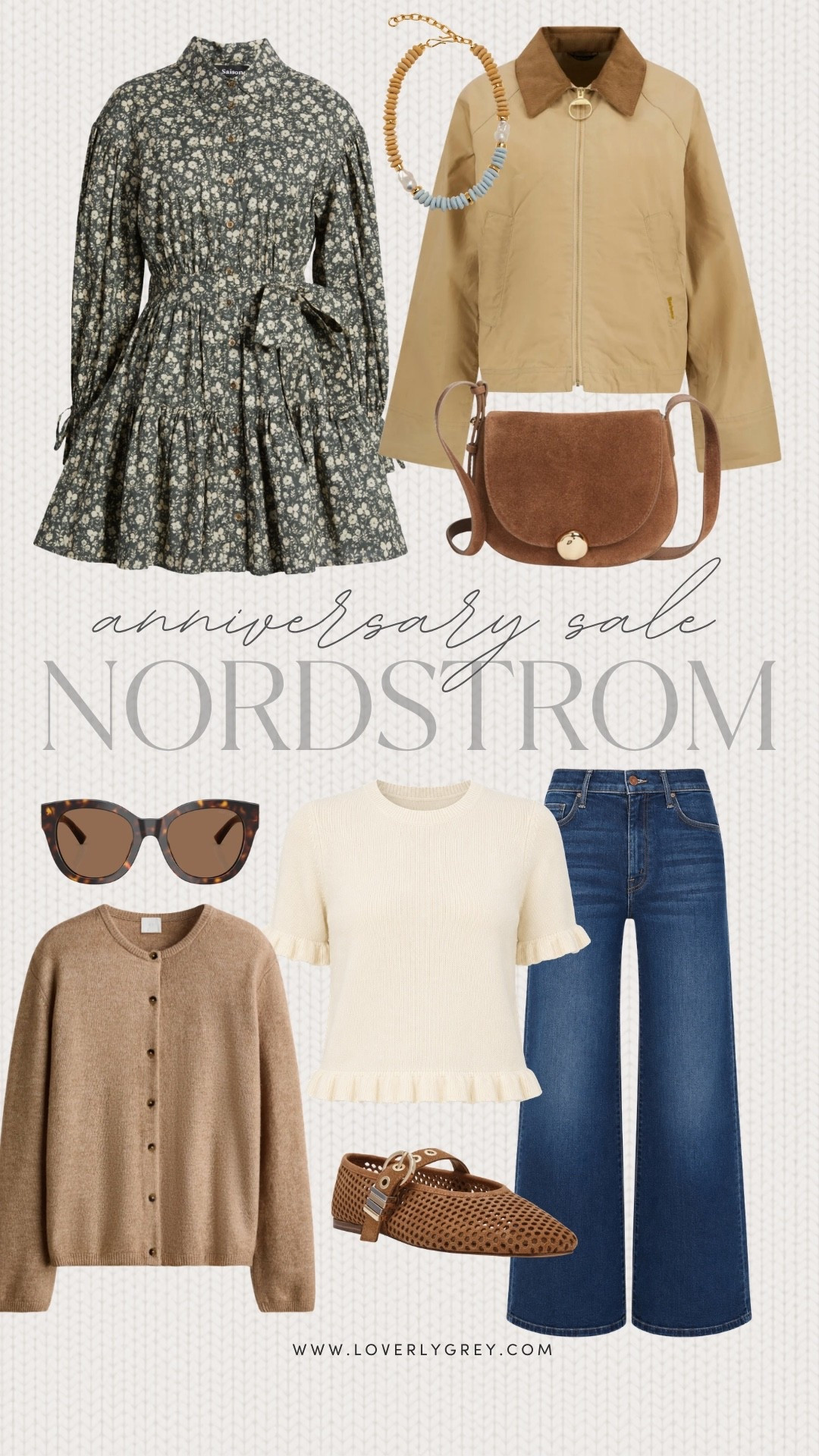 Lovely Grace Nordstrom anniversary sale top picks for fall. Loving this floral, long sleeve dress and barn jacket. 

 