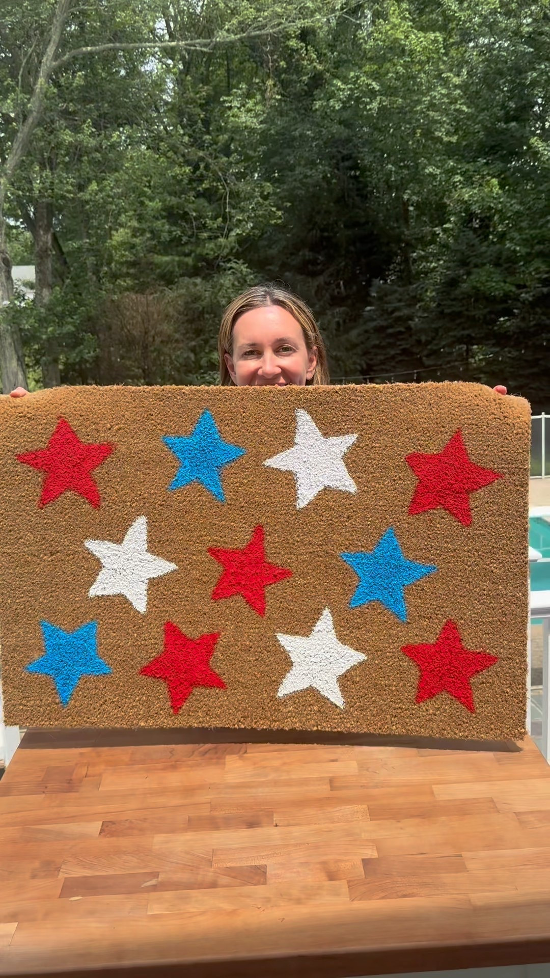 Easy DIY front door mat! 

#LTKSeasonal #LTKFamily #LTKHome