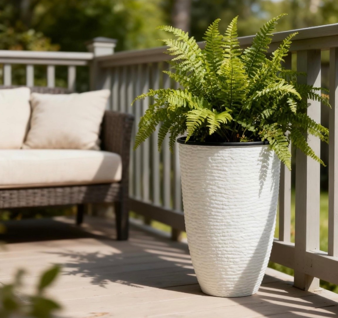 Faux fern plants that live outside k tral- on sale!! 

#LTKSaleAlert #LTKSeasonal #LTKHome