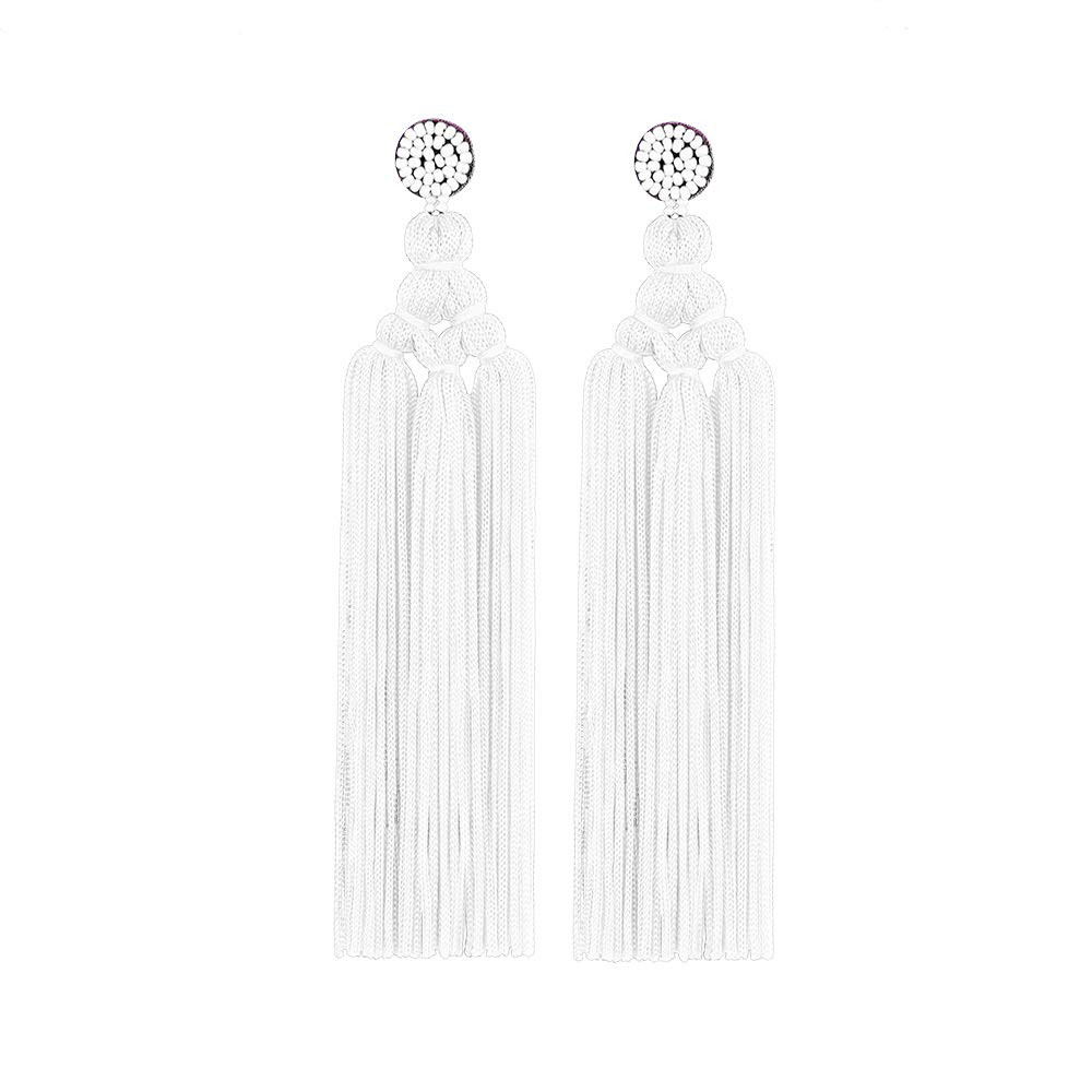 Bohemian Tassel Earrings for Women Dangling Chandelier Boho Statement Layer Earrings Long Woven L... | Amazon (US)