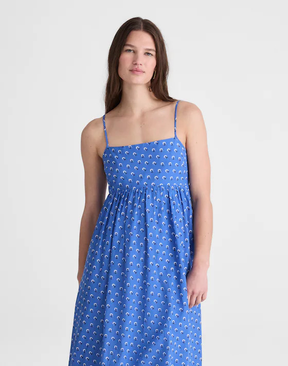 Empire-Waist Midi Dress | Madewell