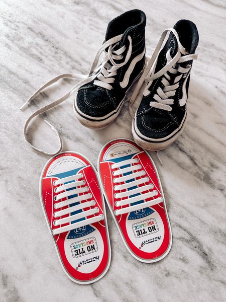 Grabbed these no tie shoelaces for the boys high top Vans and man are they amazing! No more fighting to get their feet into their shoes 

#LTKFind #LTKkids #LTKfamily