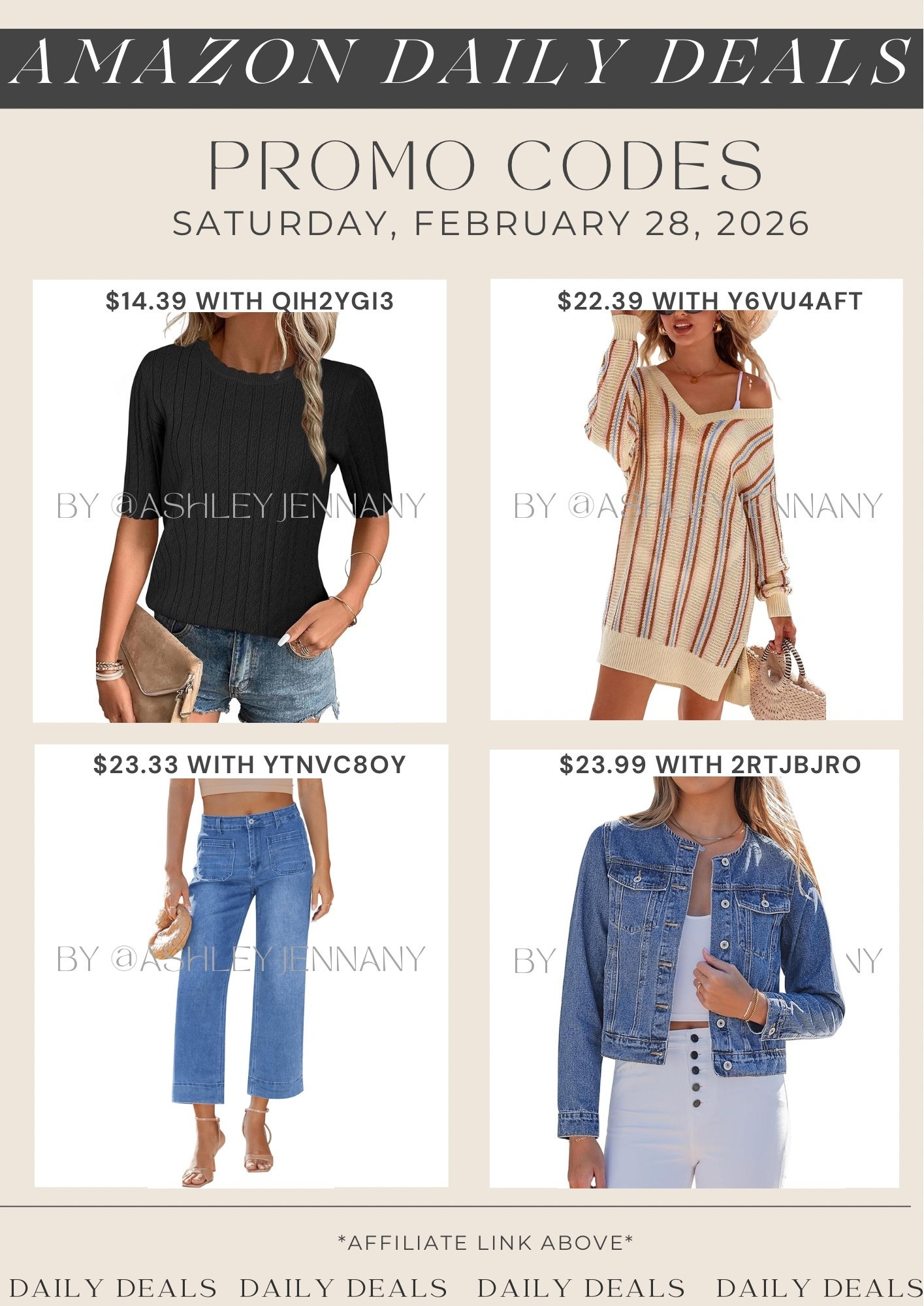 Amazon fashion deals 

#LTKMidsize #LTKSaleAlert