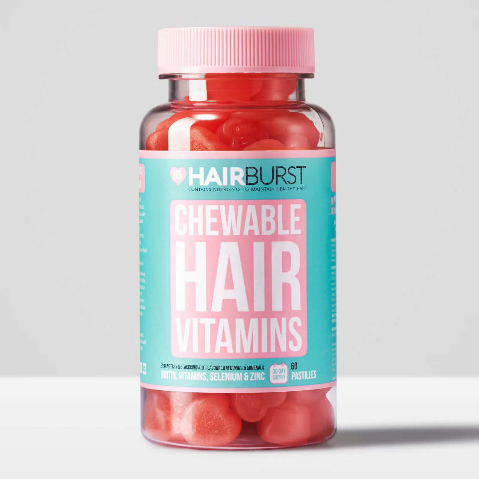 Hairburst Strawberry Chewable Vitamin - 60 capsules | Look Fantastic (CN)