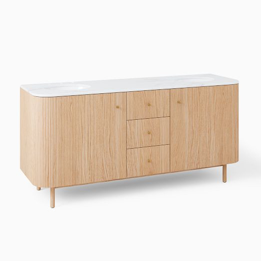 Ellington Double Bathroom Vanity (63"–72") | West Elm (US)