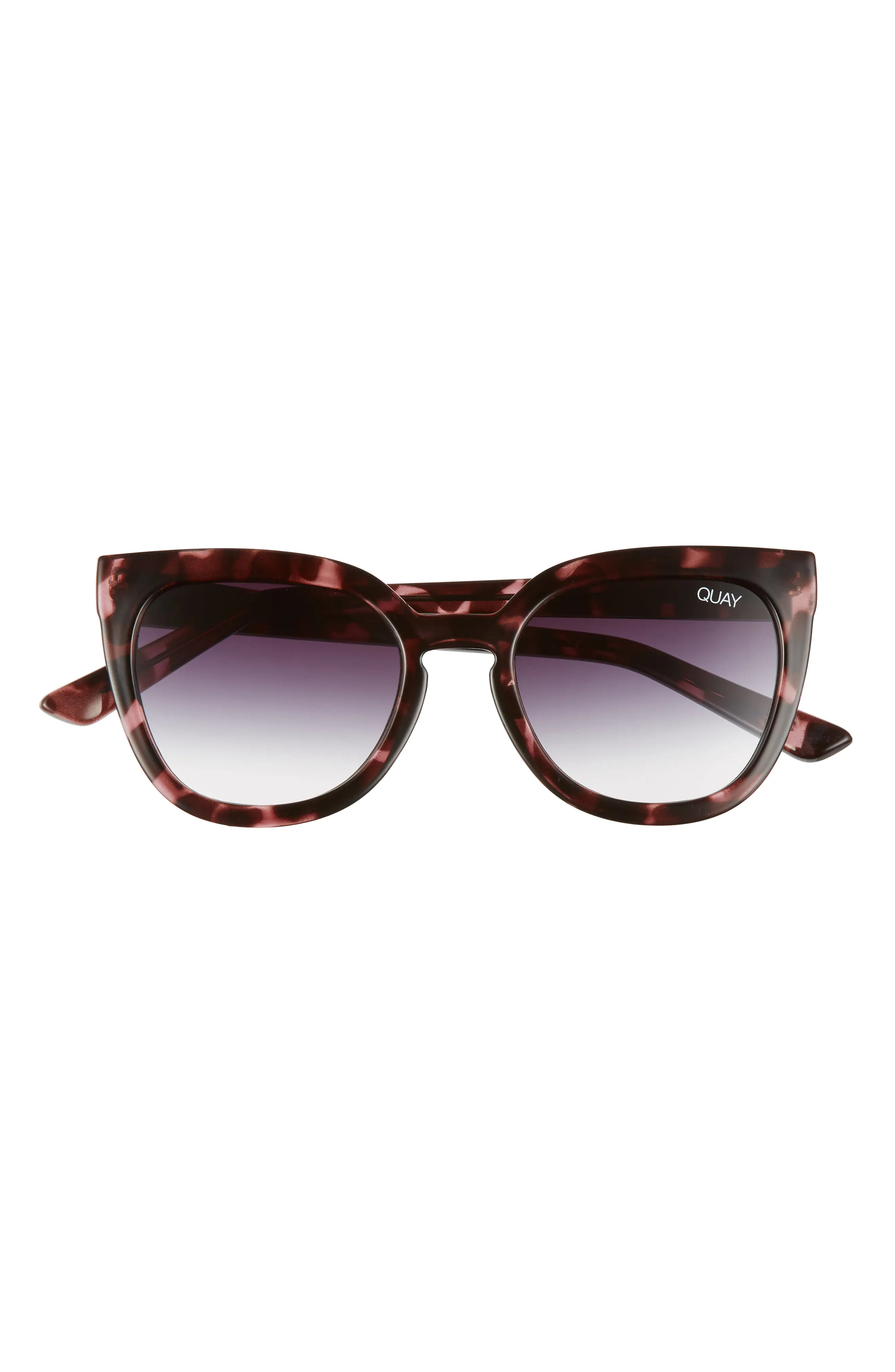 Women's Quay Australia Noosa 55mm Cat Eye Sunglasses - Purple Tortoise/ Black Fade | Nordstrom