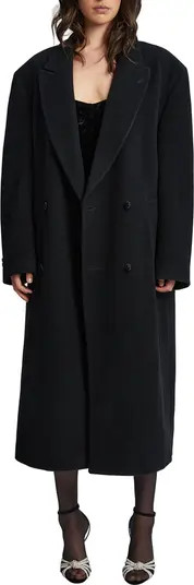 Bardot Oversize Double Breasted Classic Coat | Nordstrom | Nordstrom