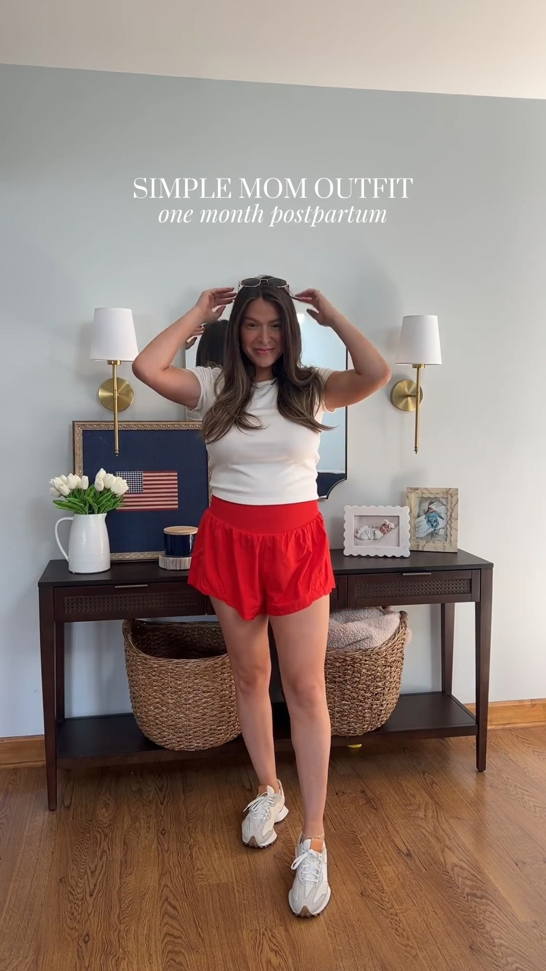 Size medium in white tshirt
Size medium in athletic shorts

Simple outfits, mom outfit, mom style, postpartum style, everyday mom outfits, free people shorts, postpartum outfit

#LTKKids #LTKBaby #LTKActive