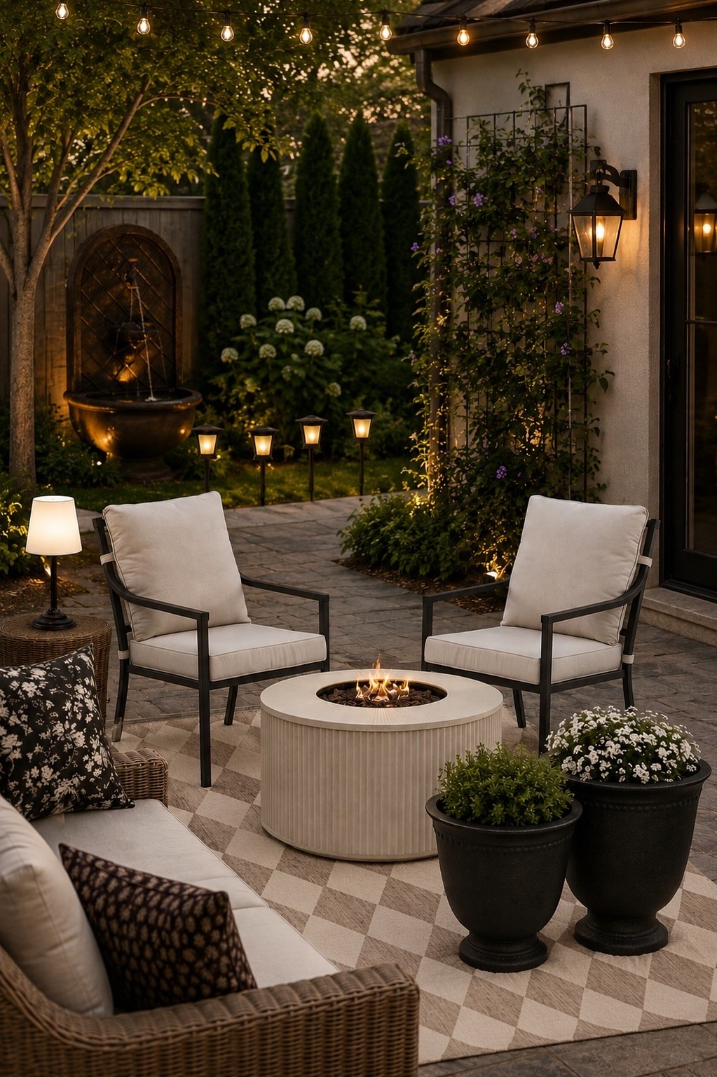 Walmart outdoor finds 🤎 I absolutely love this fountain, and these modern but cozy vintage home finds for an outdoor patio space

#LTKHome #LTKSaleAlert #LTKSeasonal
