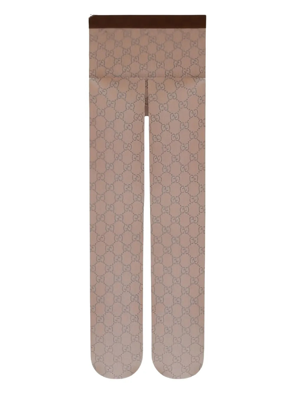 Gucci logo tights - Neutrals | Farfetch Global