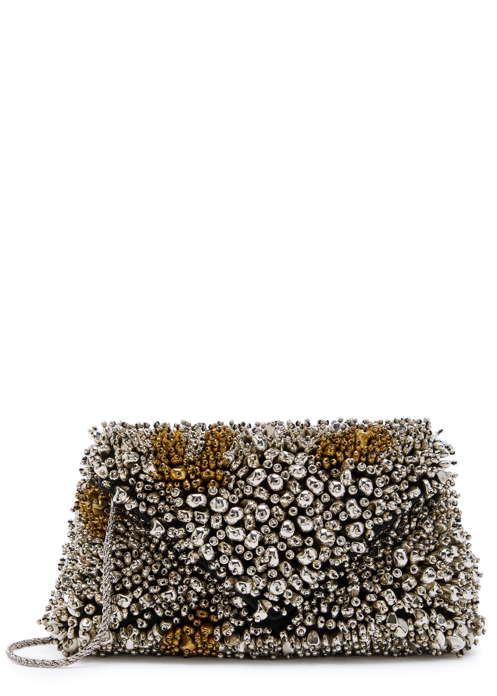 Envelope embellished grosgrain clutch | Harvey Nichols