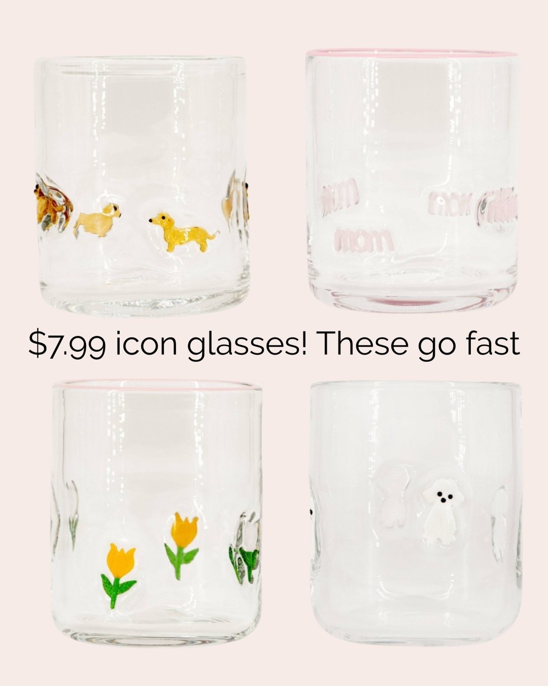 NEW icon glasses! Only $7.99 😍These go so quick! 

#LTKHome #LTKdayinmylife #LTKmorningroutine