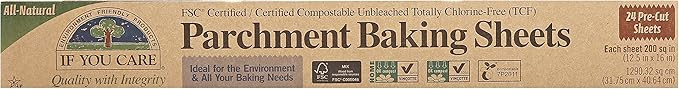 If You Care, Parchment Baking Sheets, 24 Count | Amazon (US)