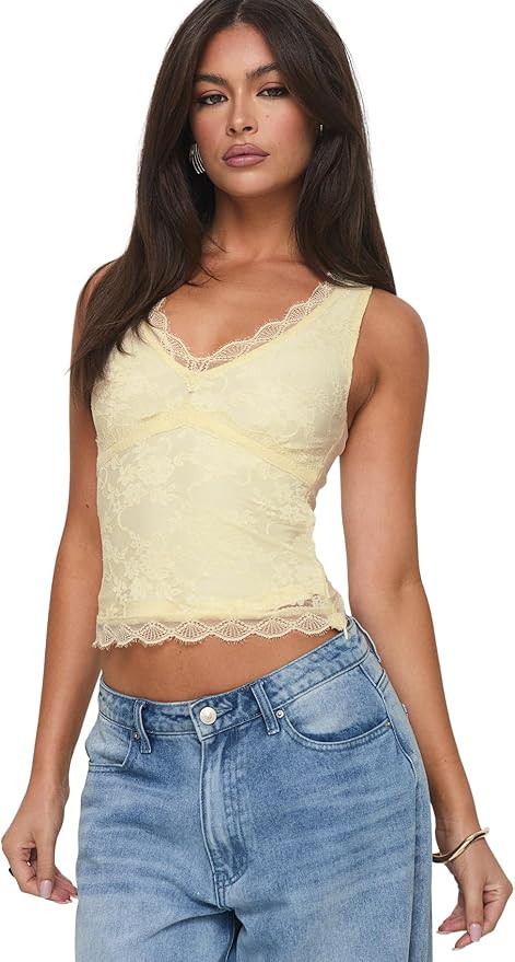 Princess Polly Womens Far Away Top | Amazon (US)