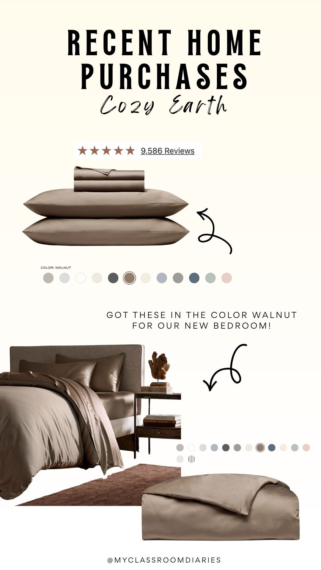 New bedding for our new home from Cozy Earth! Teachers get 50% discounts! 

#LTKHome