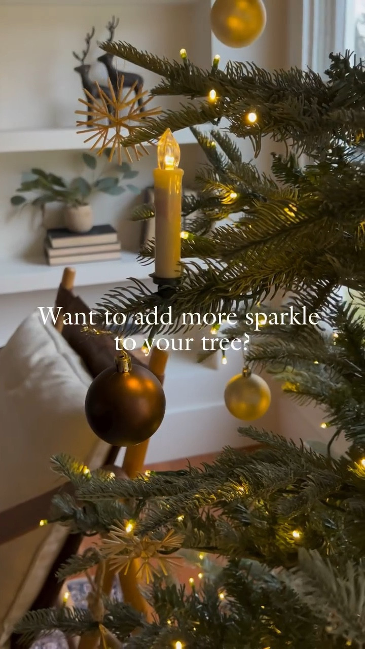 🔗Comment SHOP for a link! 

✨Add some extra sparkle and some old world charm to your tree with these Amazon candles! I used this last year and loved them! They capture the nostalgia of Christmas perfectly with their realistic flicker and clip straight onto your tree! They also have multiple settings including a timer that you can control VIA remote. I’ll definitely be using these again this year!

✨Follow @jennachristianblog for more home inspiration, affordable finds, and more! 

#amazonhome #amazonfind #founditonamazon
#neutralchristmas #rusticchristmas #ornaments
#holidaydecor #christmasdecor
#christmasmagic #homefortheholidays
#bhghome #cozyhome #neutralhome
#neutraldecor #holidayhomedecor