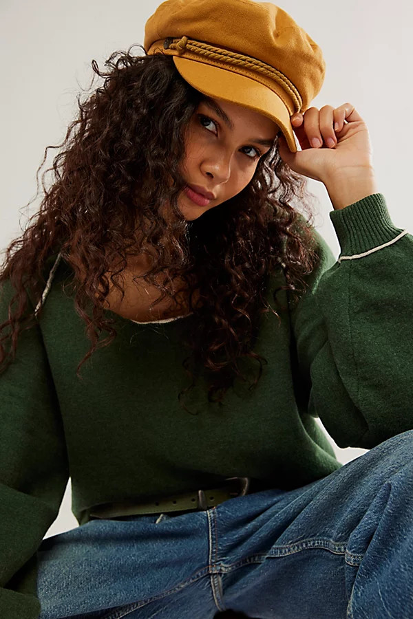 Brixton Fiddler Marine Cap | Free People (Global - UK&FR Excluded)