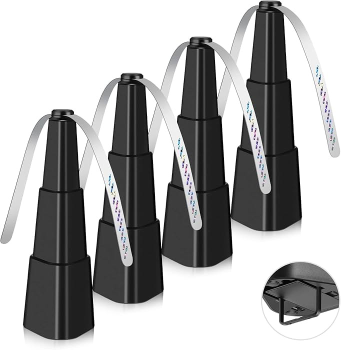 Fly Fans for Tables, Fly Fan Outdoor Indoor Keep Flies Away, Table Top Spinner with Holographic B... | Amazon (US)