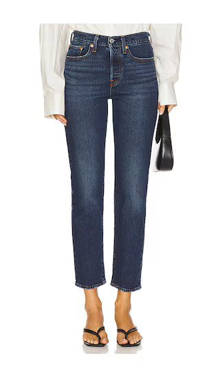 Wedgie Straight Jeans in Indifferent Indigo | Revolve Clothing (Global)