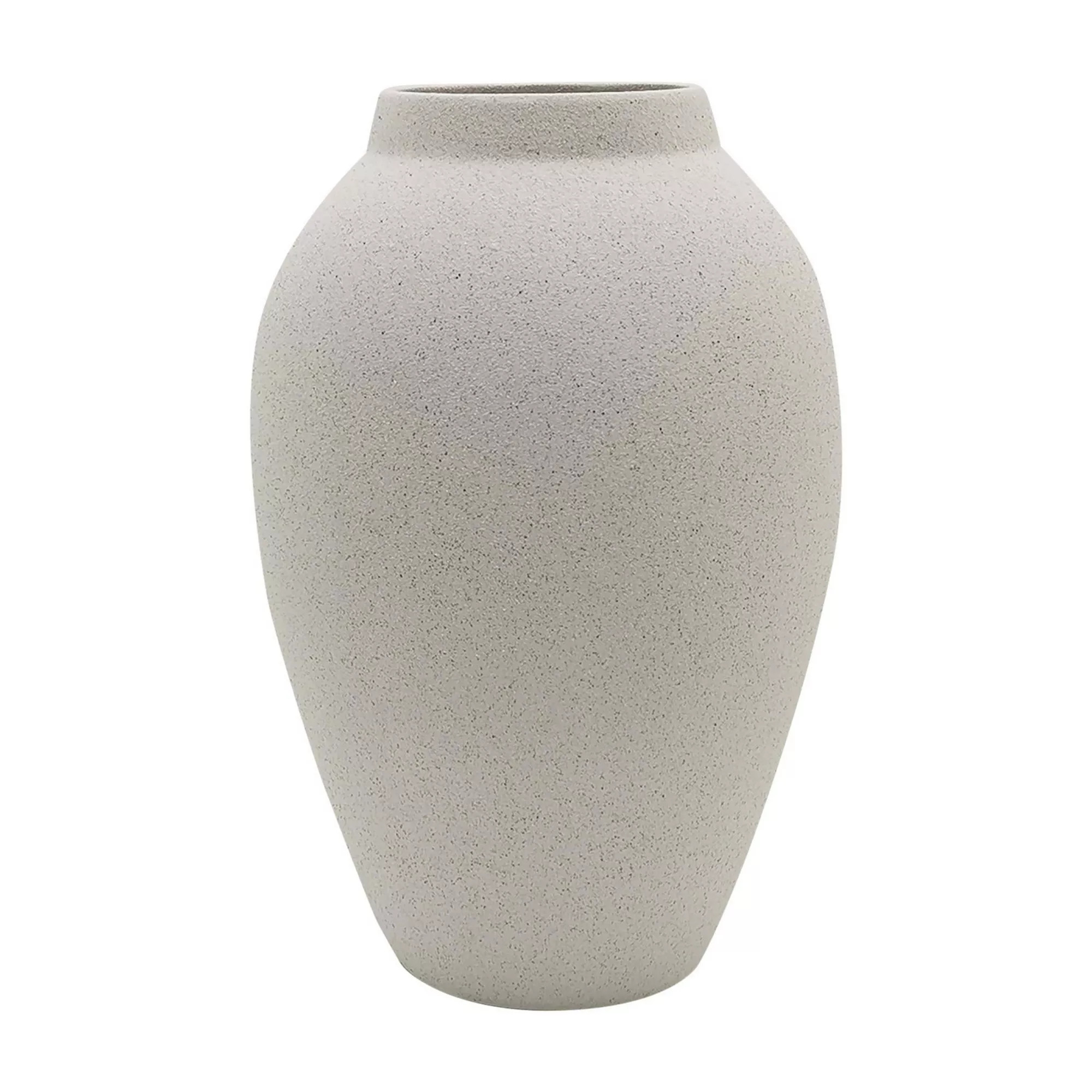 Everyday Decor Large Round Neutral Speckled Vase Table Decor | Kohl's