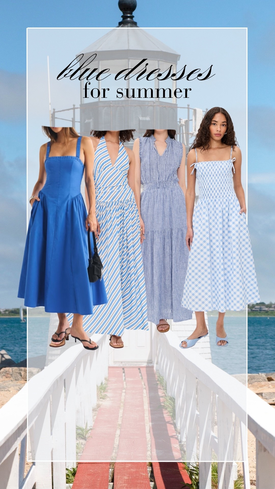 Blue dresses for summer!
