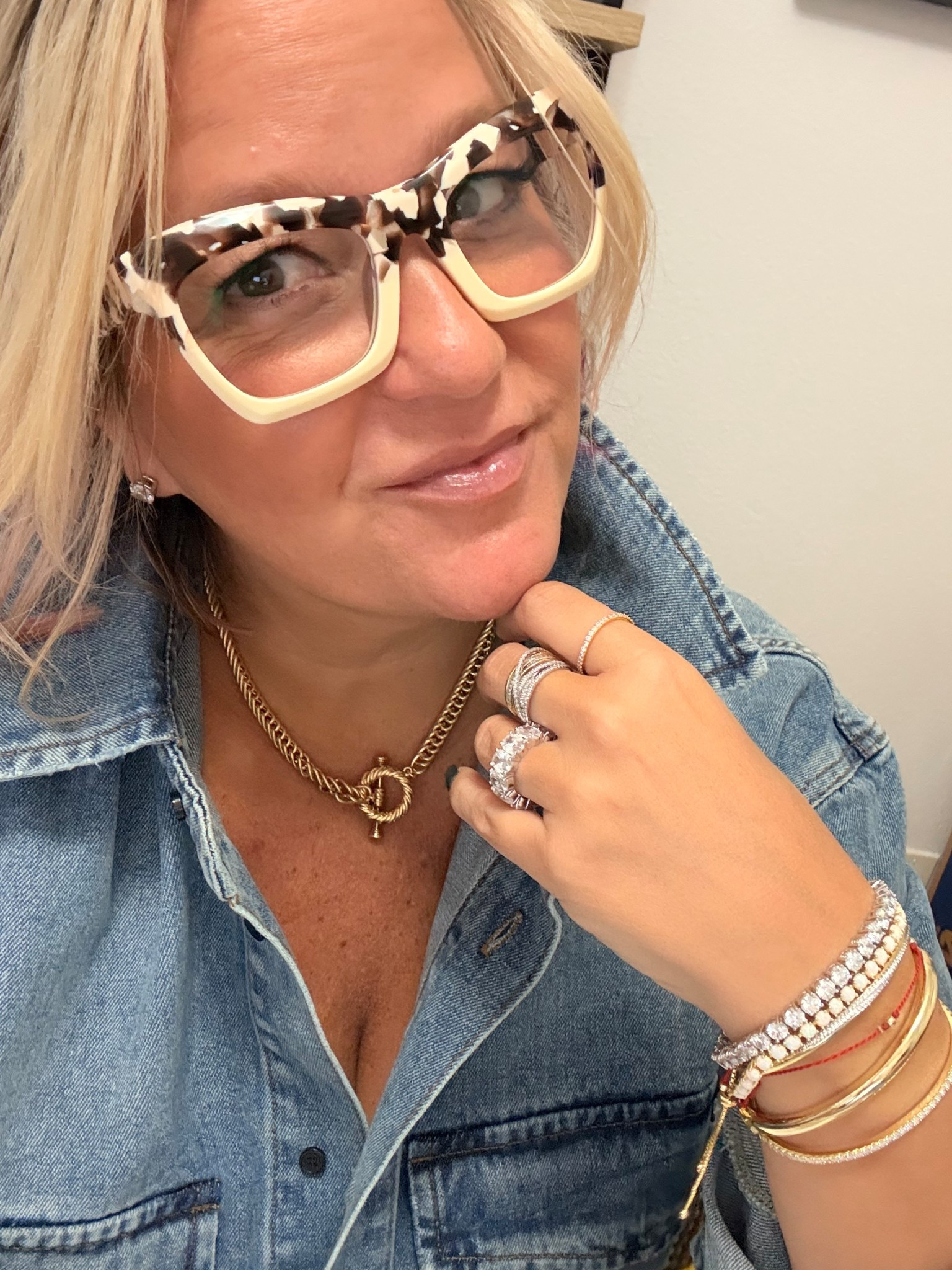 More sparkle. More stacks. More personality.
Because subtle has never been my thing 💁🏼‍♀️✨ 
#thisisme 

#LTKootd #LTKgrwm #LTKdayinmylife