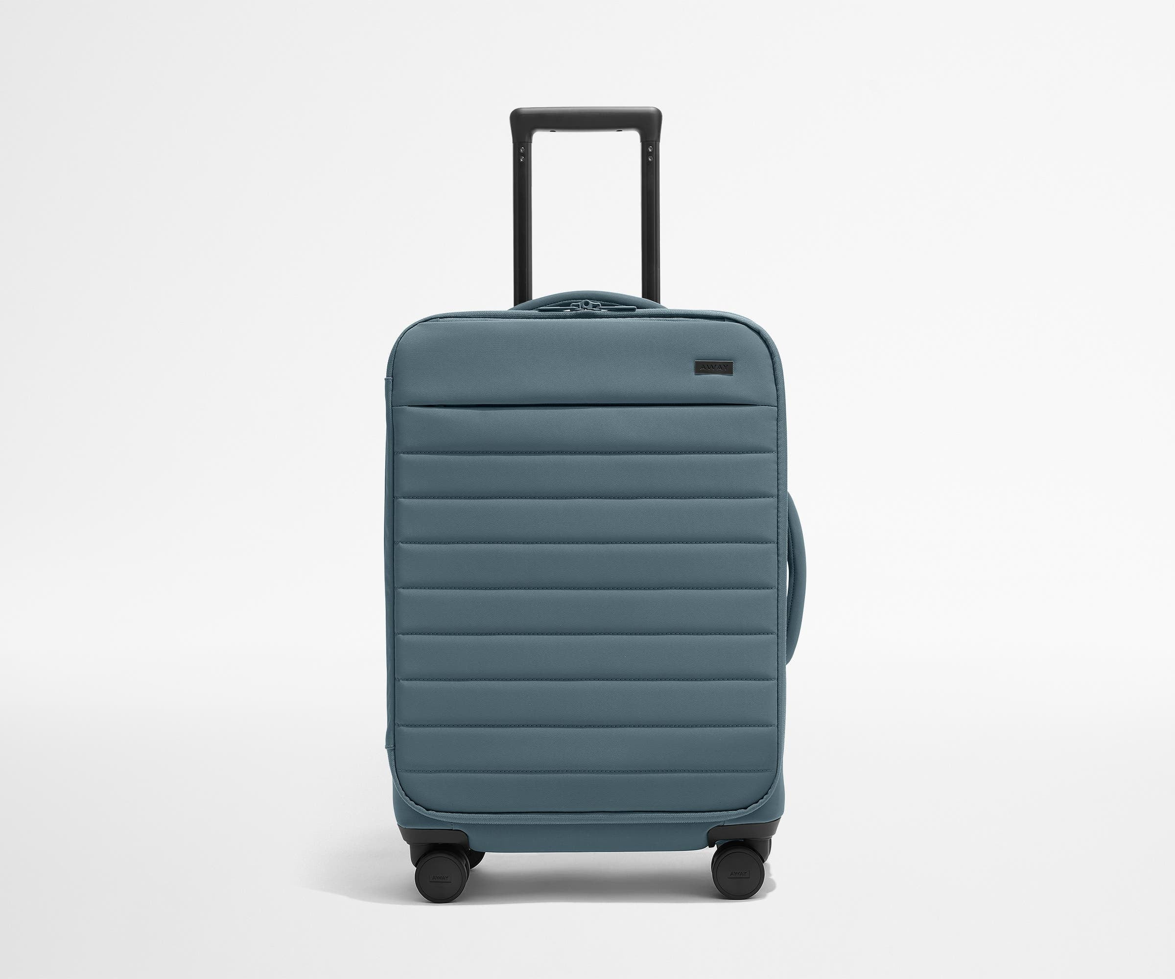 Softside Bigger Carry-On Suitcase in Coast Blue | Away | Away