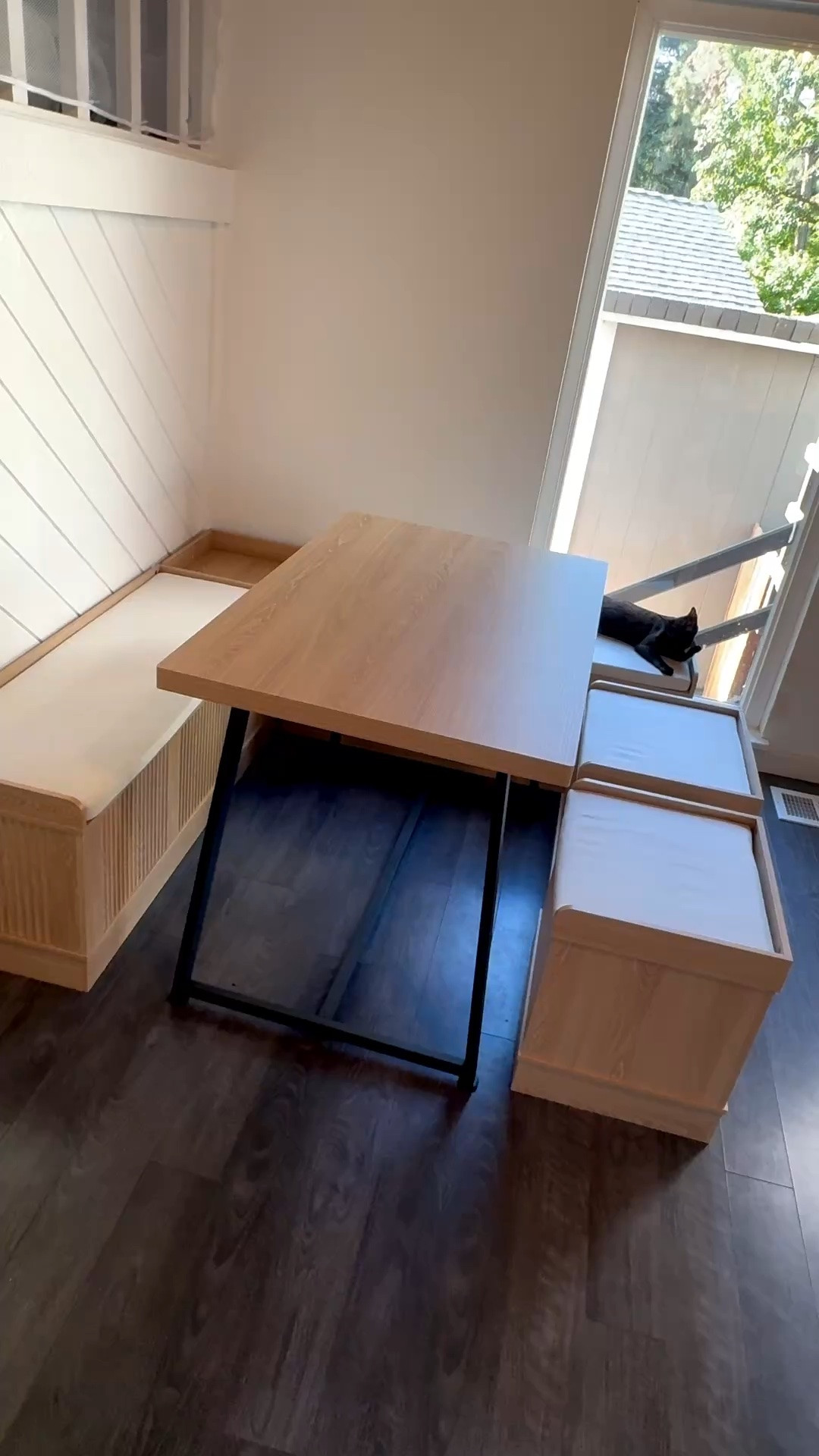 I love how how this kitchen nook table looks in our home. Fits perfectly in the corner! The design is exactly what I was going for and the hidden storage is a plus. We’re a family of 5 and we all fit together 👌🏼

#LTKmomlife #LTKdayinmylife #LTKHome