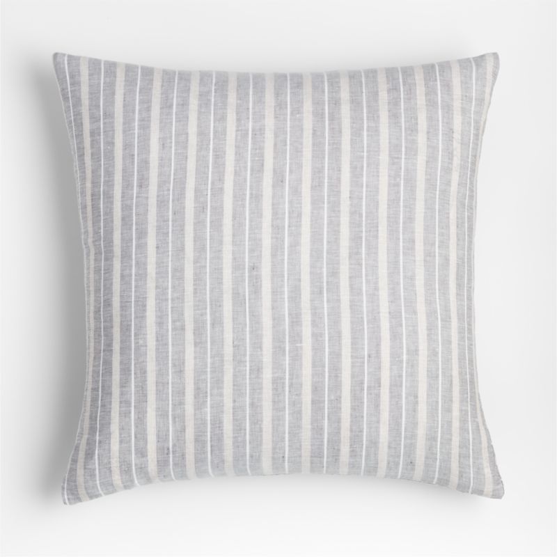 Gil 23"x23" Square Stripe Decorative Throw Pillow Cover by Leanne Ford + Reviews | Crate & Barrel | Crate & Barrel