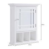 Elegant Home Fashions Neal Bathroom Cabinet, One Size, white | Amazon (US)