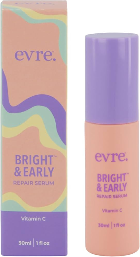 Evre Bright & Early Teen Vitamin C Repair Serum, Brightens, Hydrates & Evens Skin Tone, Natural, ... | Amazon (US)