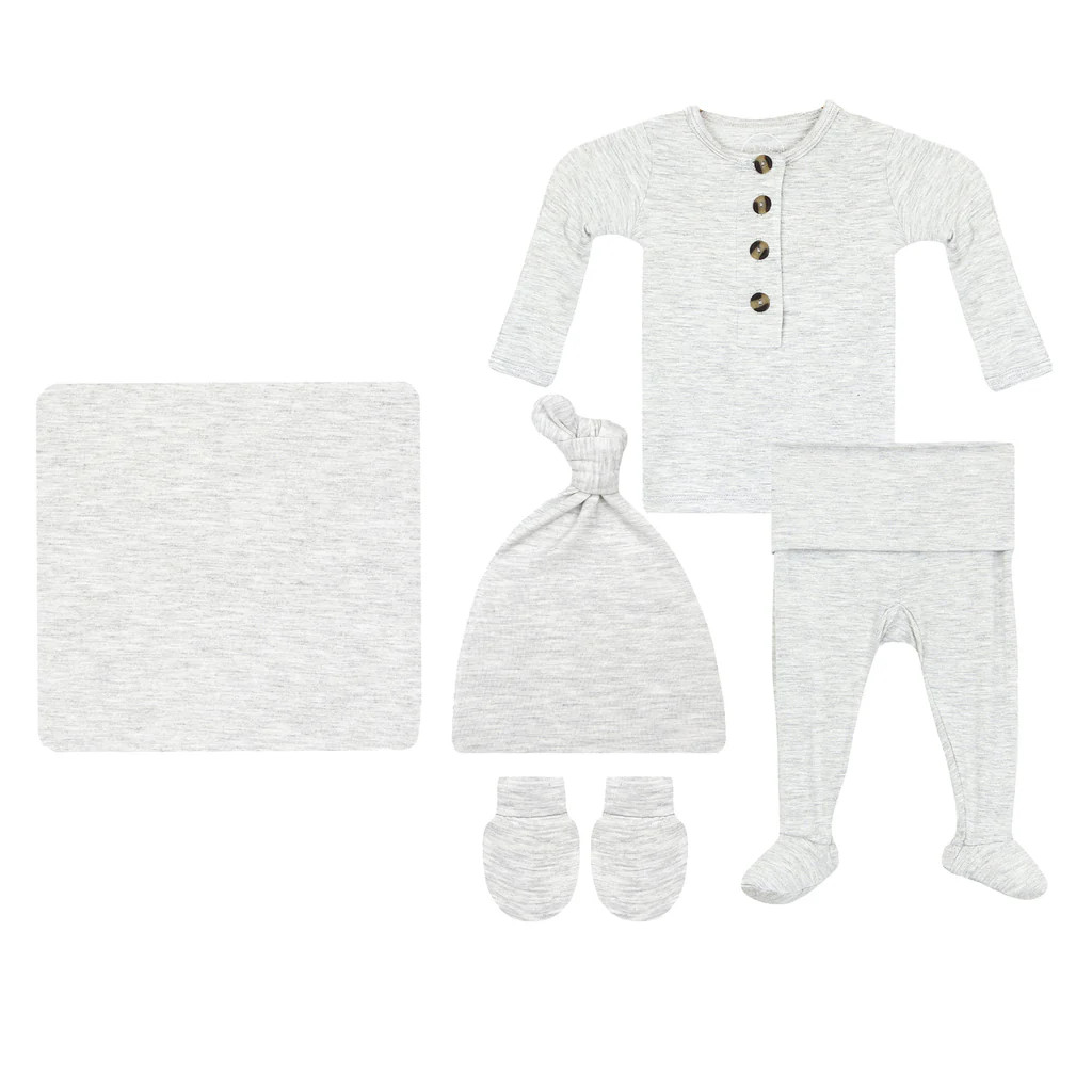 Asher Newborn Hat Bundle (Top + Bottom) | Lou Lou & Company