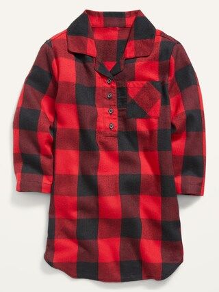 Matching Plaid Flannel Nightgown for Toddler Girls & Baby | Old Navy (CA)