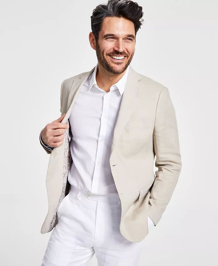 Men's UltraFlex Classic-Fit Linen Sport Coats | Macy's