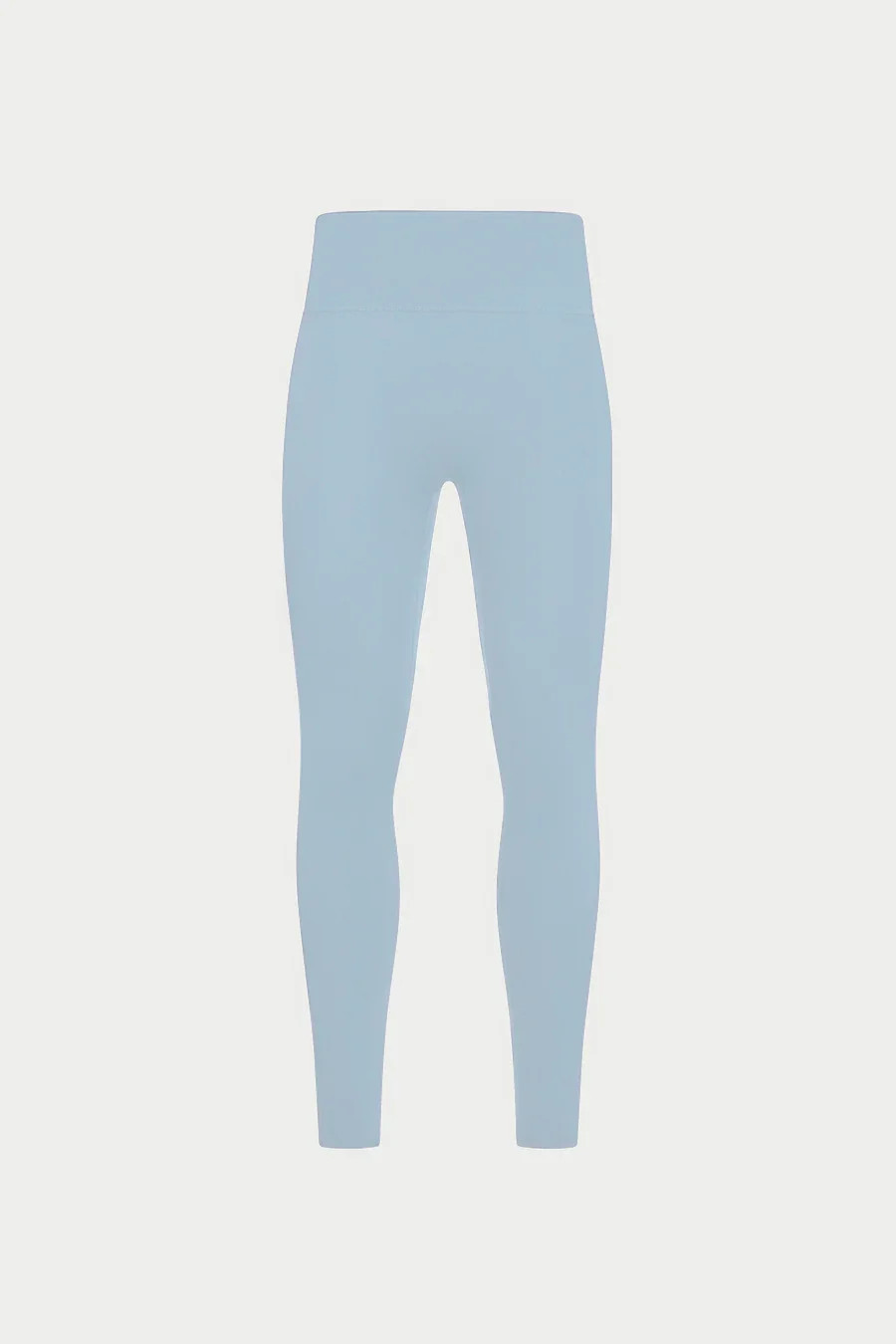 SCULPTING STRETCH EMBLEM LEGGINGS - POWDER BLUE | The Couture Club