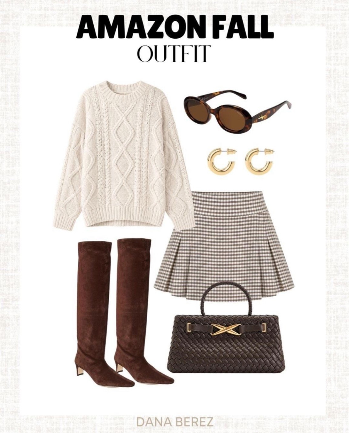 The cutest Amazon fall outfit 🤎 A cozy cable-knit sweater, plaid mini skirt, and tall brown boots create the perfect preppy look for crisp fall days.

Amazon fall outfit, plaid skirt outfit, cable knit sweater, tall brown boots, preppy fall style, fall fashion finds

#LTKootd #LTKSeasonal #LTKWorkwear