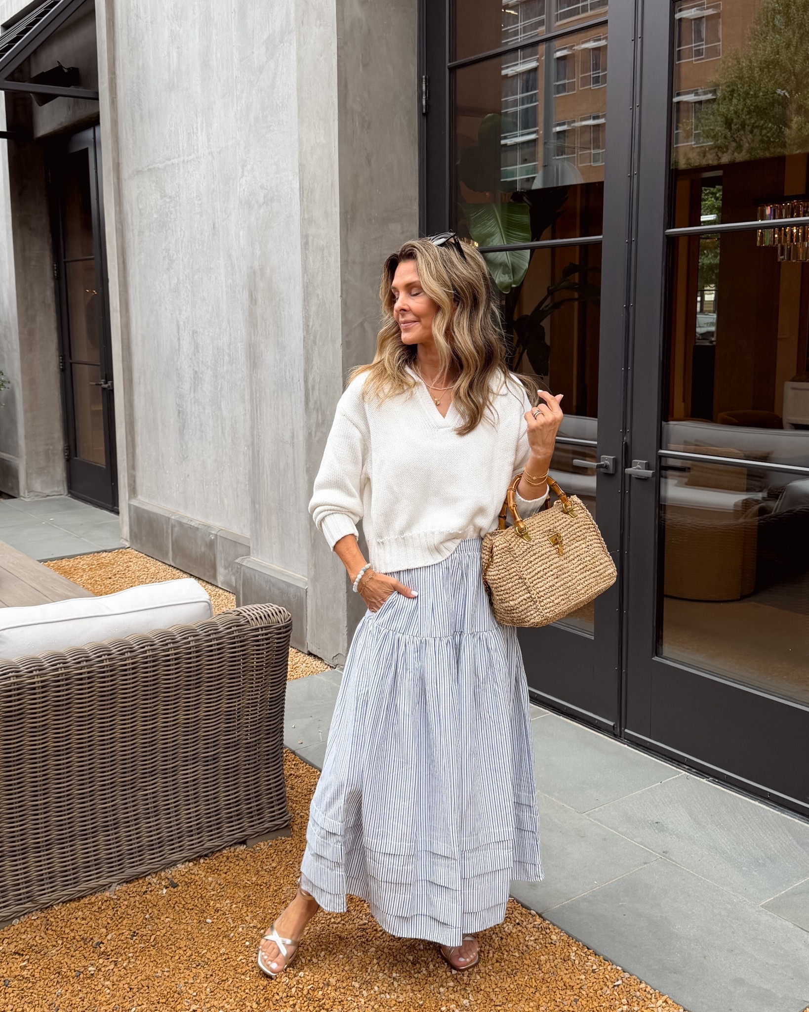 I’m 5’6’’
-Quince polo sweater wearing sz S
-skirt is linked on my ShopMy https://go.shopmy.us/p-54350567

#LTKSeasonal #LTKootd #LTKOver40