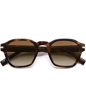 SOJOS Vintage Retro Square Polarized Sunglasses Men Standard Fit Trendy Womens Sun Glasses SJ2382 | Amazon (US)