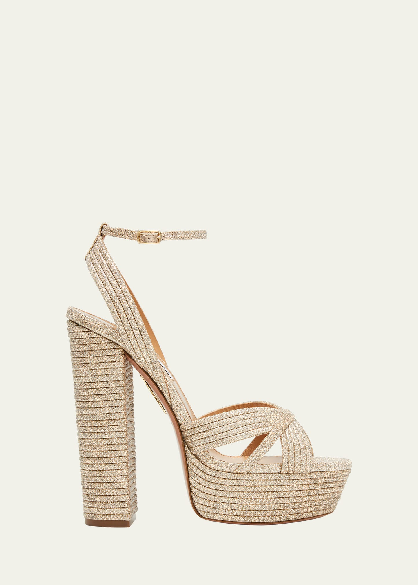 Sundance Plateau Metallic Platform Sandals | Bergdorf Goodman