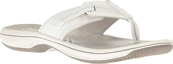 Clarks CloudSteppers Womens Brinkley Jazzh Toe-Post Flip-Flops | Amazon (US)