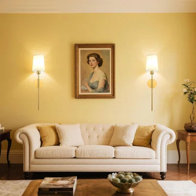 Battery Operated Wall Sconces Set Of 2, Wireless Wall Lights With Rechargeable Bulbs And Remote, 15 Colors And Dimmable, Battery Powered Wall Lights F | Wayfair North America