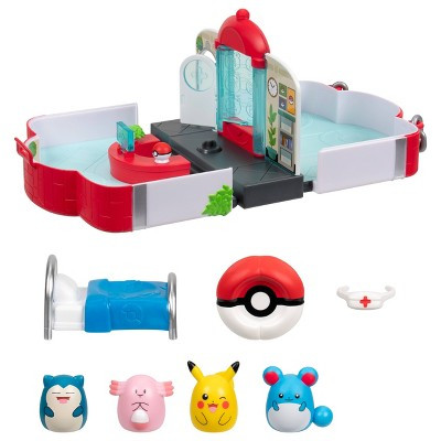 Squish-a-longs Pokémon Center Playset (Pikachu, Chansey, Marill, Snorlax | Target