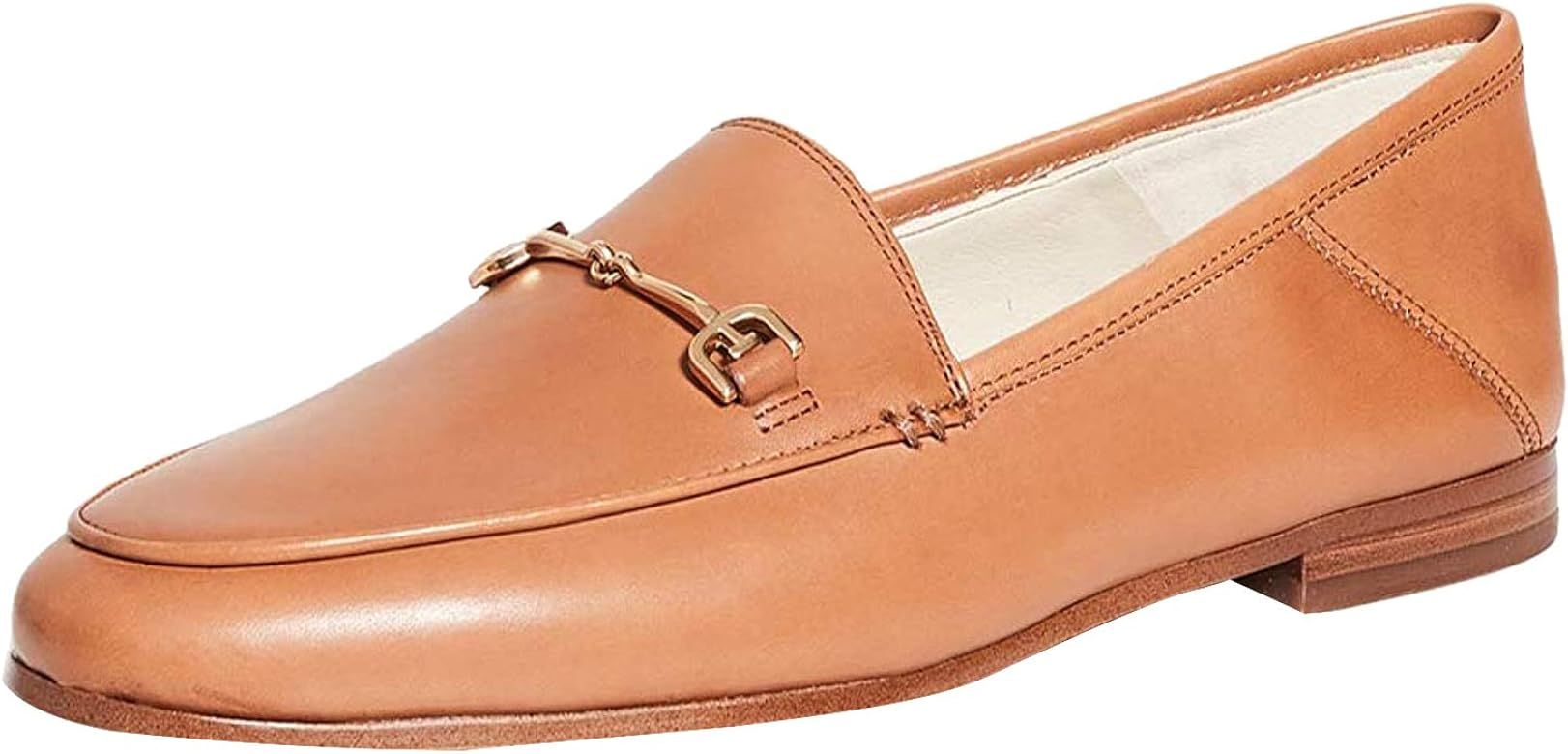 Amazon.com | Sam Edelman Women's Loraine Loafer, Saddle Leather, 9.5 Wide | Loafers & Slip-Ons | Amazon (US)