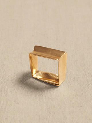 Modern Square Ring Brass | Aureus + Argent | Banana Republic (US)
