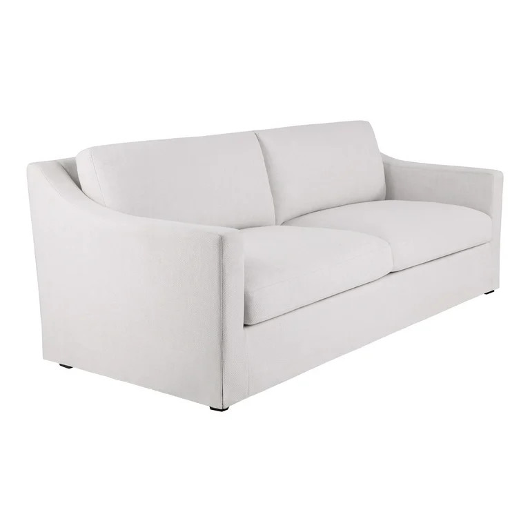 My Texas House Briar 87” Sofa, Cream Fabric | Walmart (US)