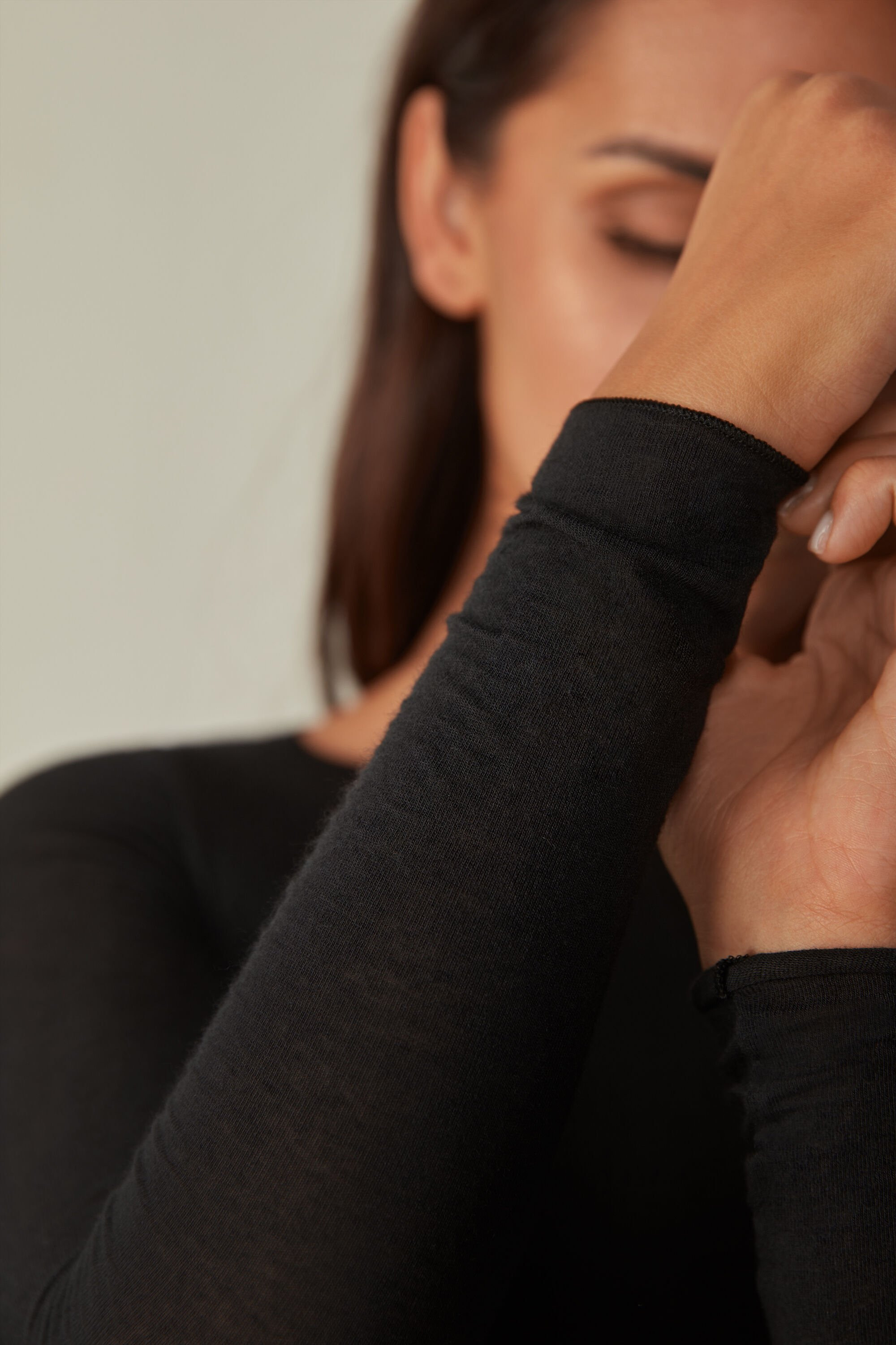 Boat Neck Modal Cashmere Ultralight Top | Intimissimi (US)