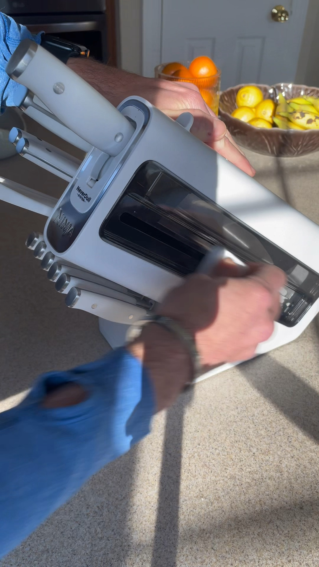 Seriously can't recommend these ninja kitchen knives enough...I was blown away by the quality. They are made from German stainless steel and feel great in the hand...plus you'll never have a dull knife again  

#LTKfoodie #LTKmomlife #LTKHome